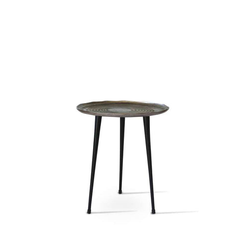Metalurgic Side Table in Graphite Grey