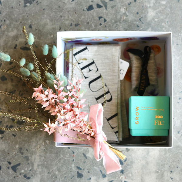 Luxe Gift Box for Her - Teal & Natural