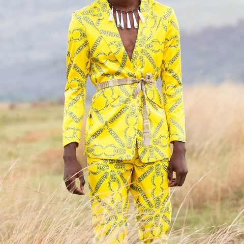 Inkomo Yabenguni Yellow Suit