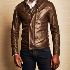 Custom-Made Napa Leather Jacket IV