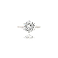 WHITE GOLD SOLITAIRE DIAMOND RING