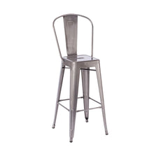 Replica Tolix Bar Stool With Large Back Rest
