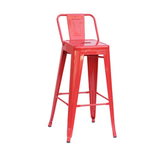 Replica Tolix Bar Stool With Low Back Rest