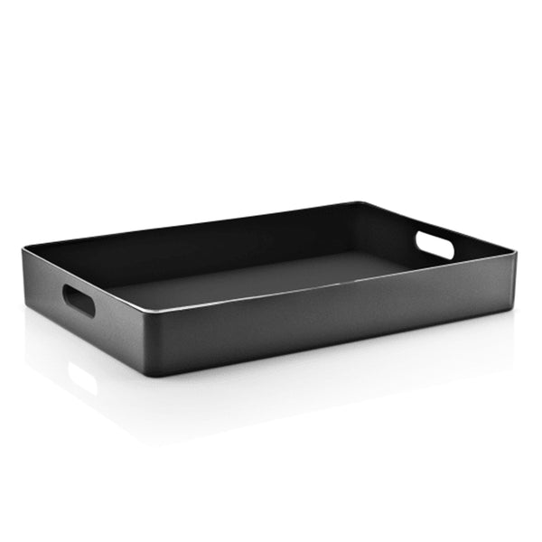 Serving Tray with Handles (black)
