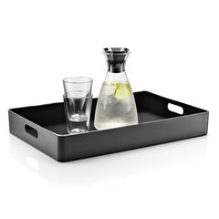 Serving Tray with Handles (black)