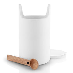 Ceramic Storage Box with Spoon 20cm